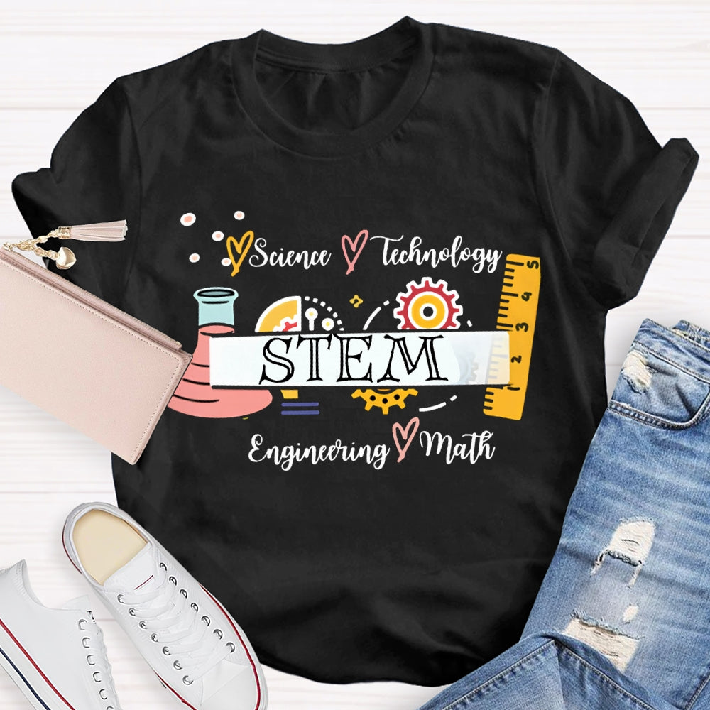Science Technology Stem Engineering Math T-shirt