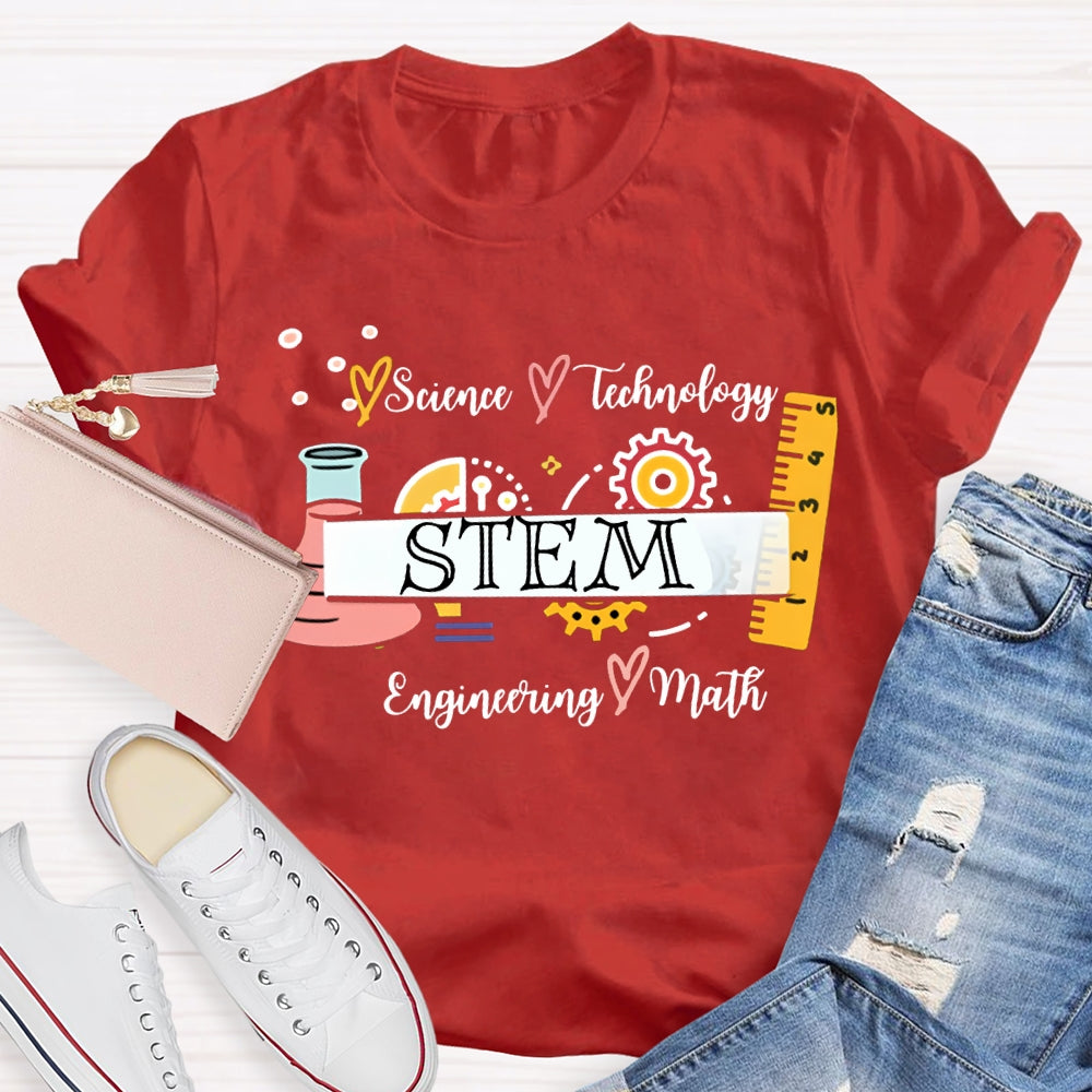 Science Technology Stem Engineering Math T-shirt