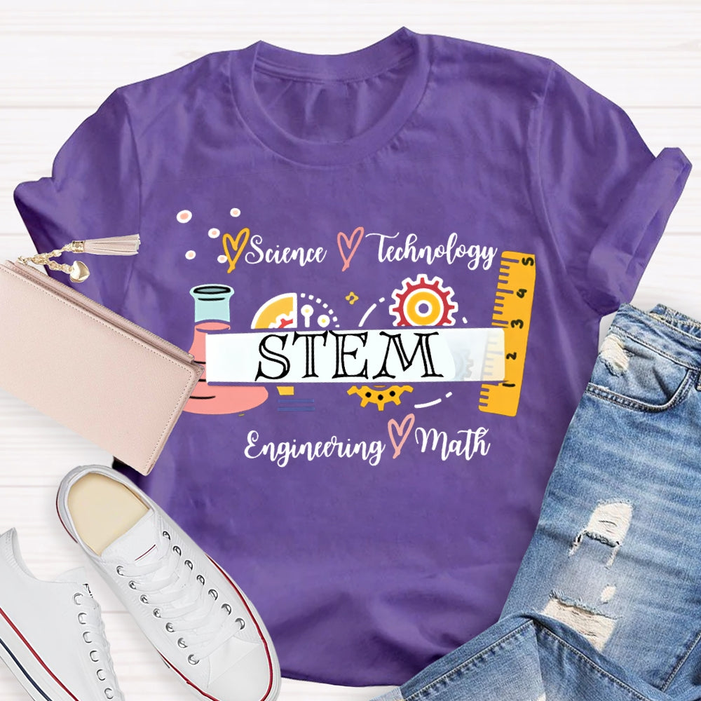 Science Technology Stem Engineering Math T-shirt