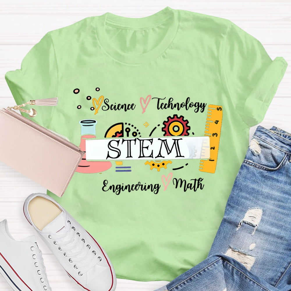 Science Technology Stem Engineering Math T-shirt