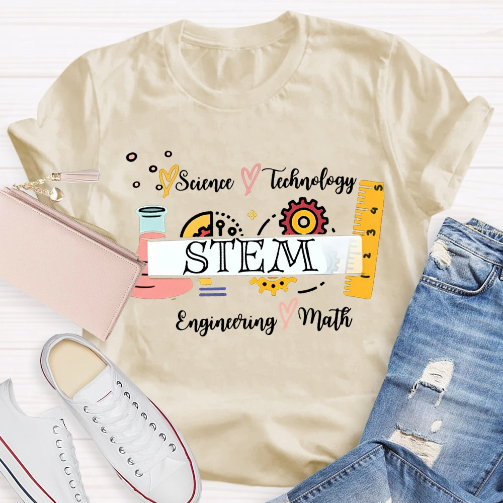Science Technology Stem Engineering Math T-shirt