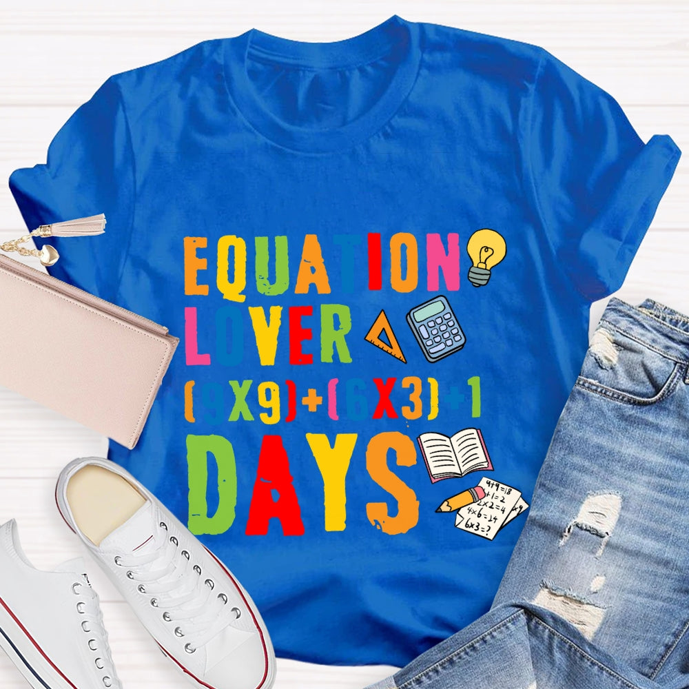 Equation Lover Days T-shirt