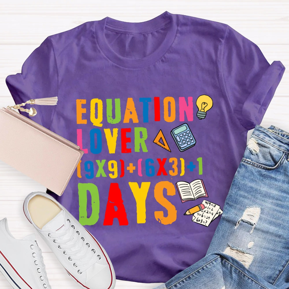 Equation Lover Days T-shirt
