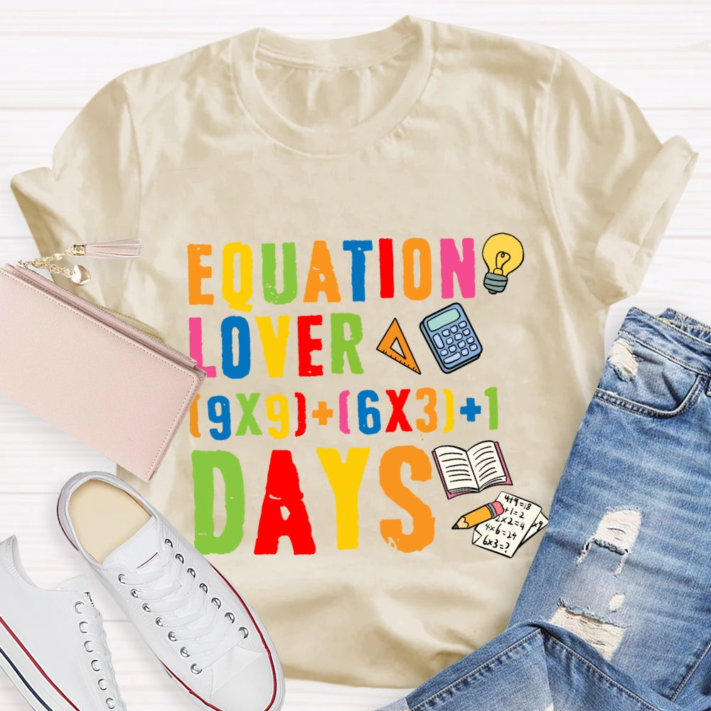 Equation Lover Days T-shirt