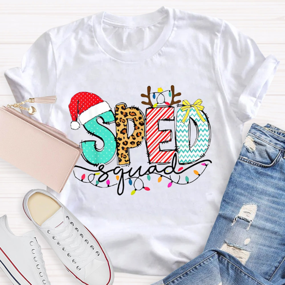 Christmas Sped Squad T-shirt