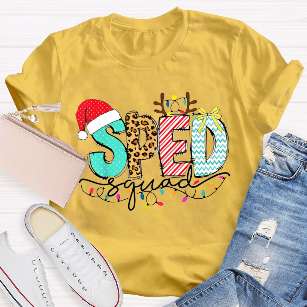 Christmas Sped Squad T-shirt