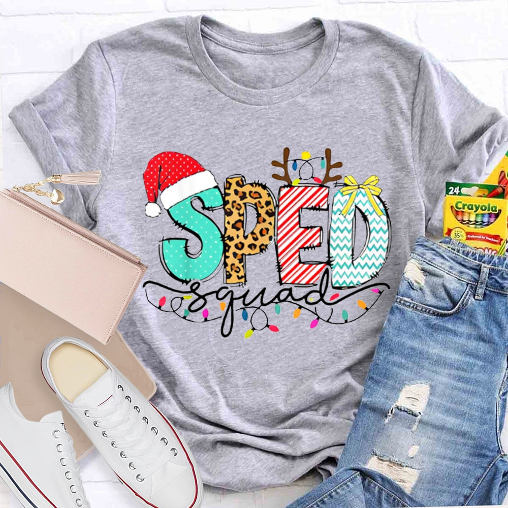 Christmas Sped Squad T-shirt