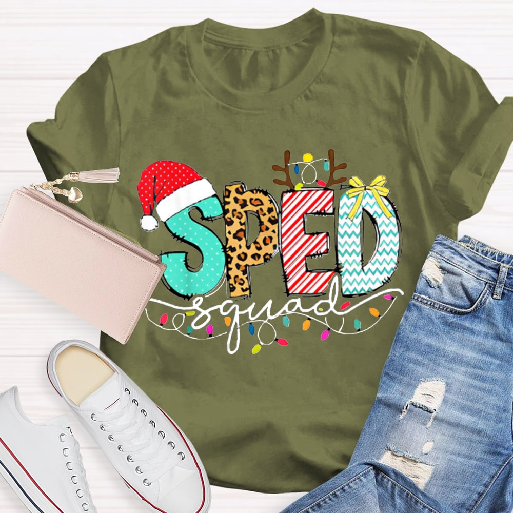 Christmas Sped Squad T-shirt