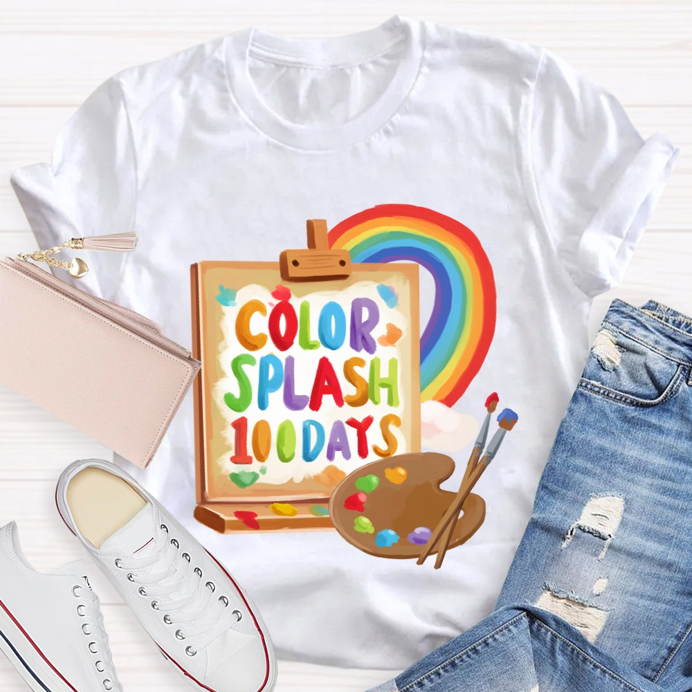 Color Splash 100 Days T-shirt