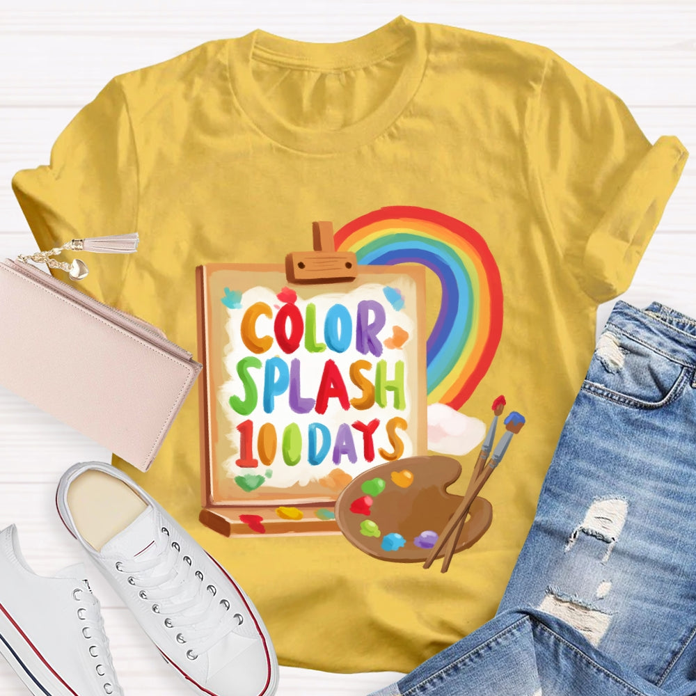 Color Splash 100 Days T-shirt