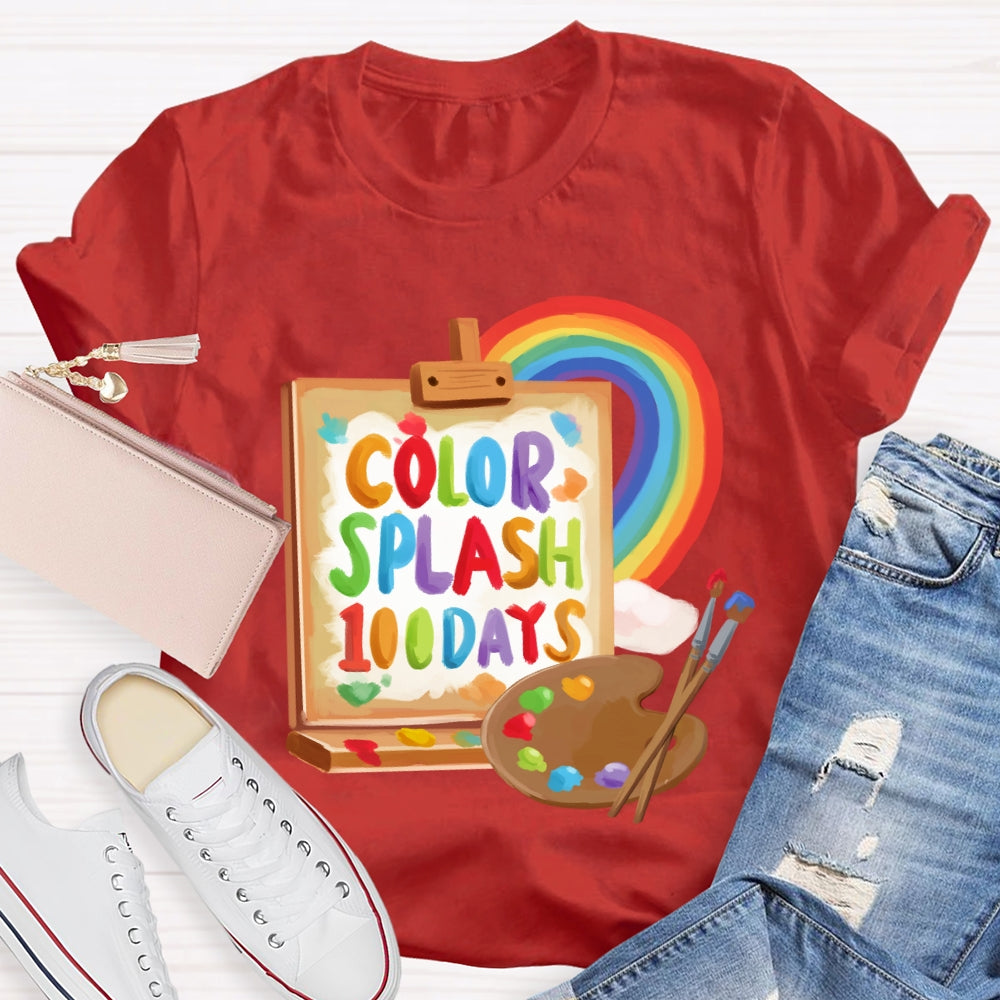 Color Splash 100 Days T-shirt