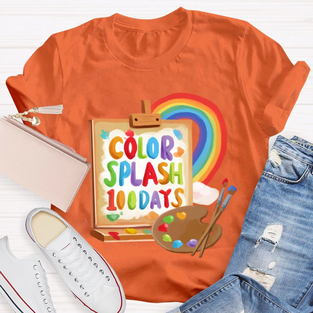 Color Splash 100 Days T-shirt