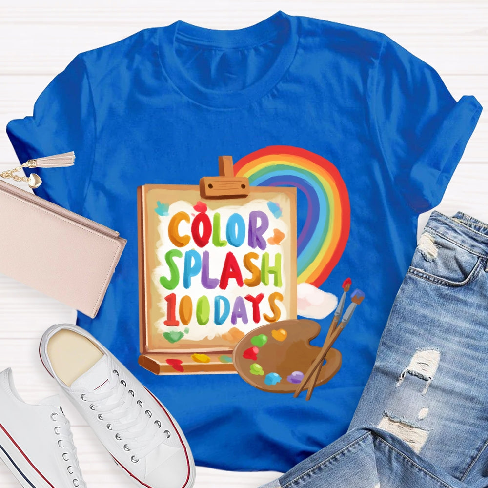 Color Splash 100 Days T-shirt