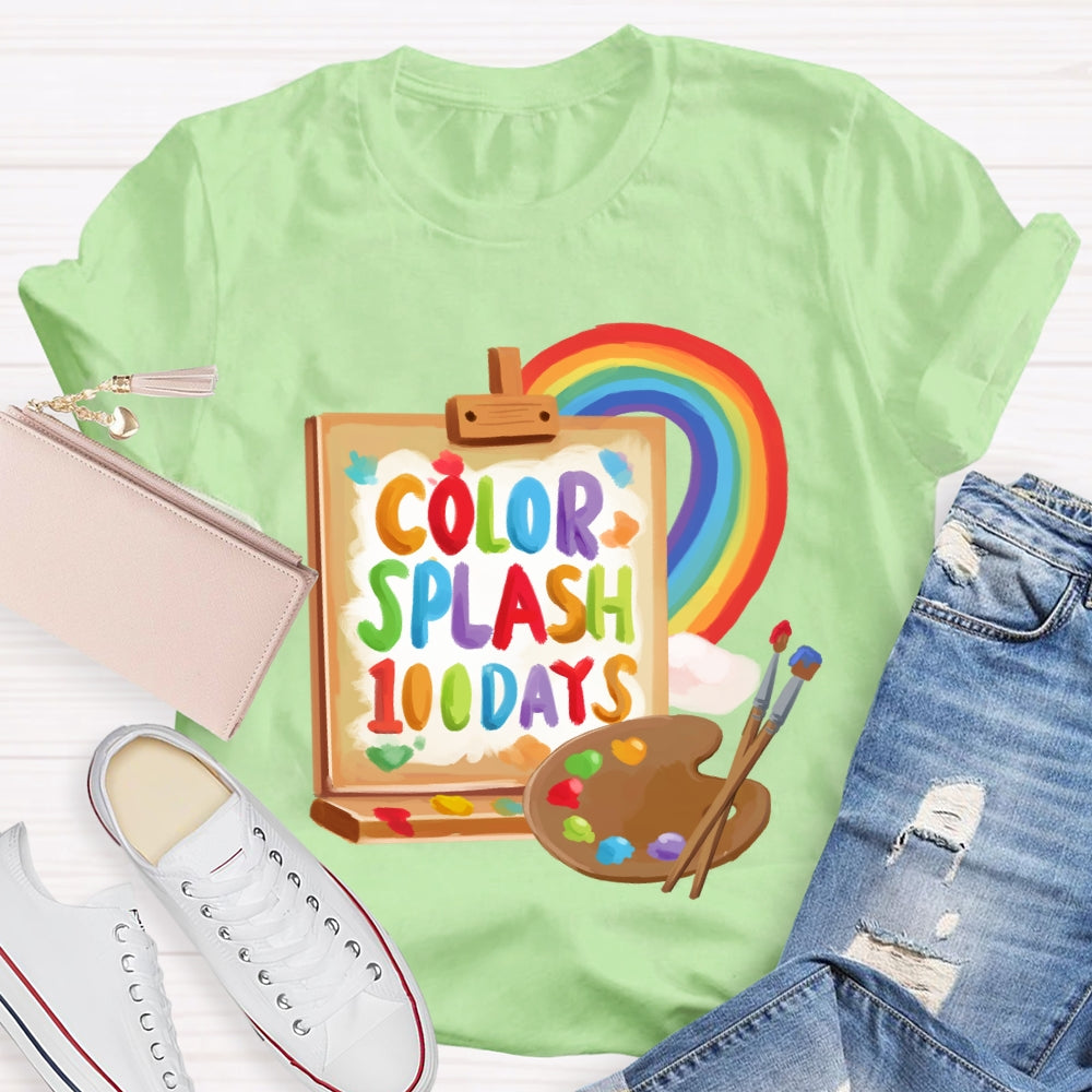Color Splash 100 Days T-shirt