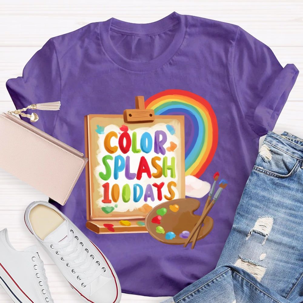 Color Splash 100 Days T-shirt