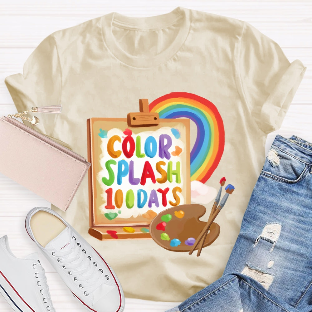 Color Splash 100 Days T-shirt