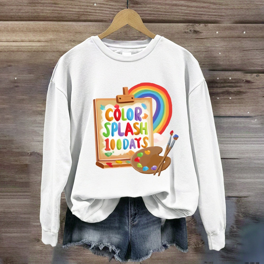 Color Splash 100 Days Sweatshirt