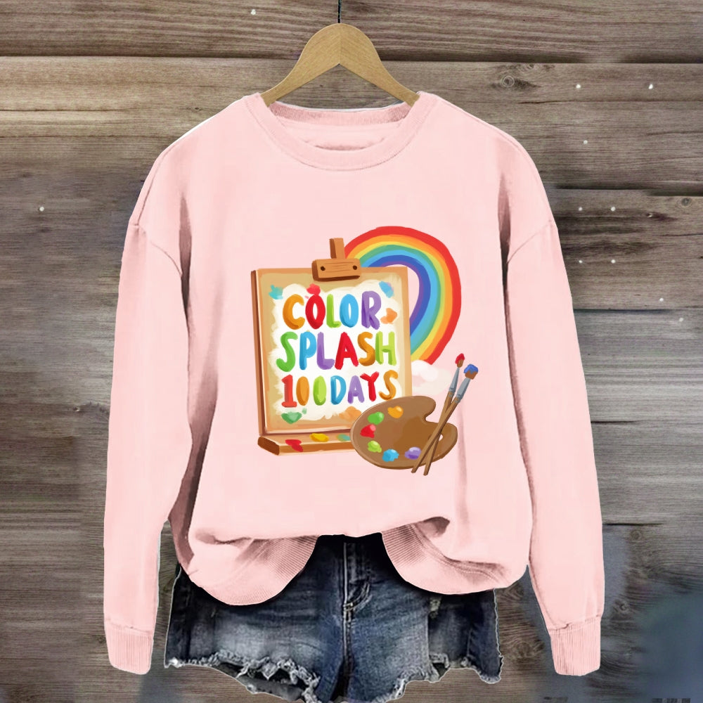 Color Splash 100 Days Sweatshirt