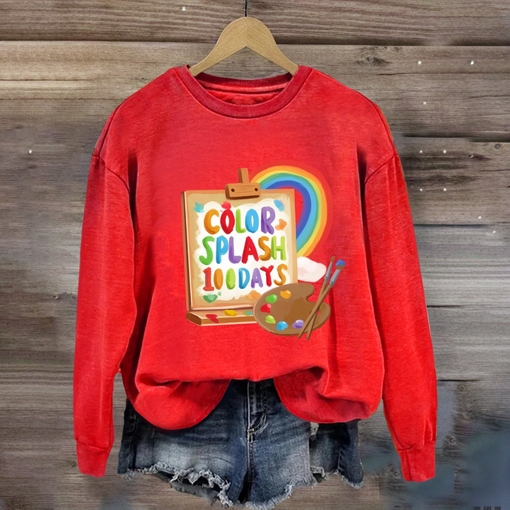 Color Splash 100 Days Sweatshirt