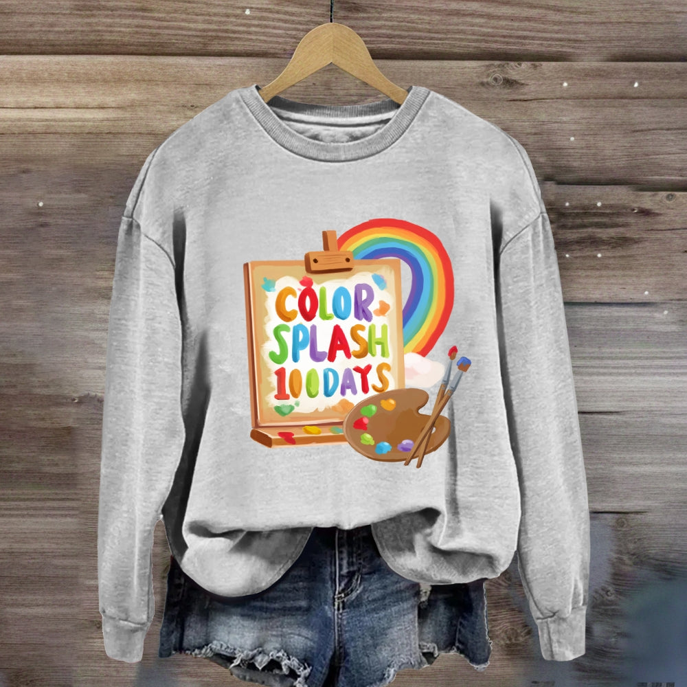 Color Splash 100 Days Sweatshirt