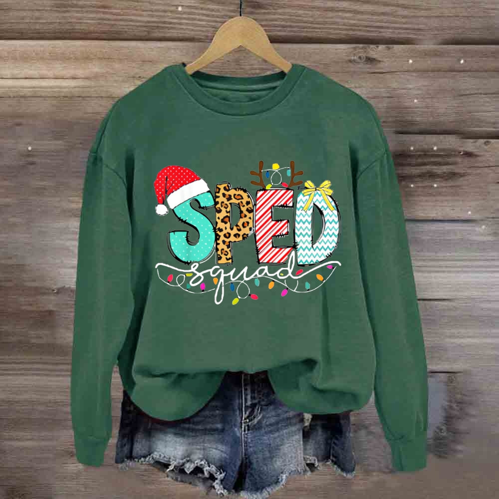 Christmas Sped Squad Sweatshirt