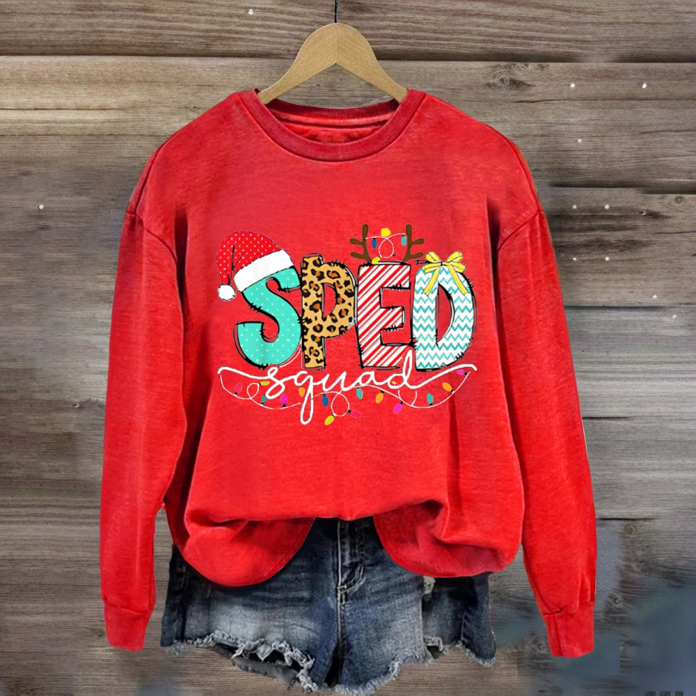 Christmas Sped Squad Sweatshirt