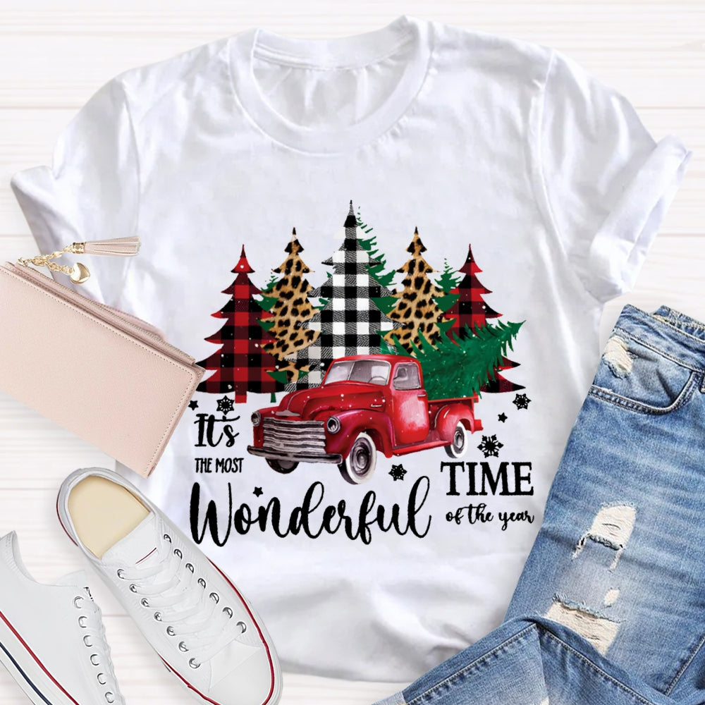 It'S The Most Wonderful Time Of The Year Christmas Tree T-shirt