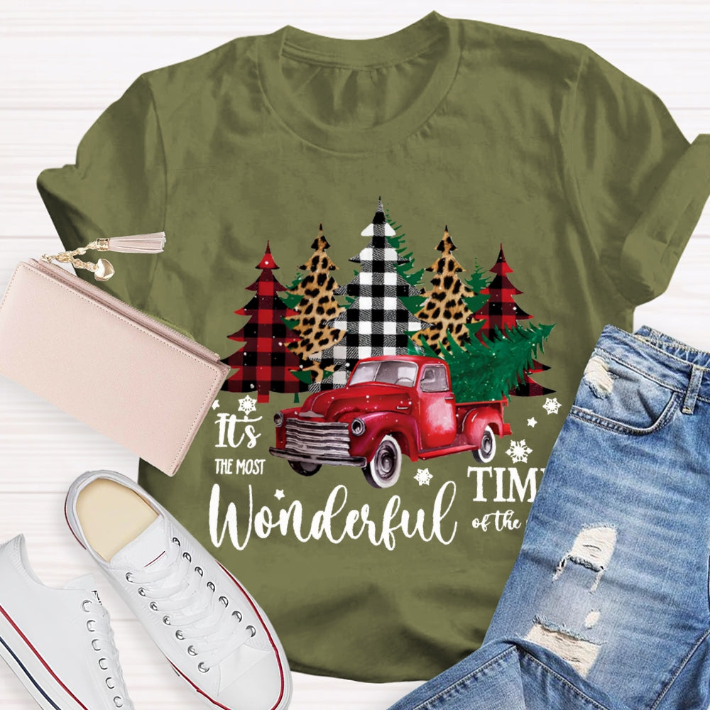 It'S The Most Wonderful Time Of The Year Christmas Tree T-shirt