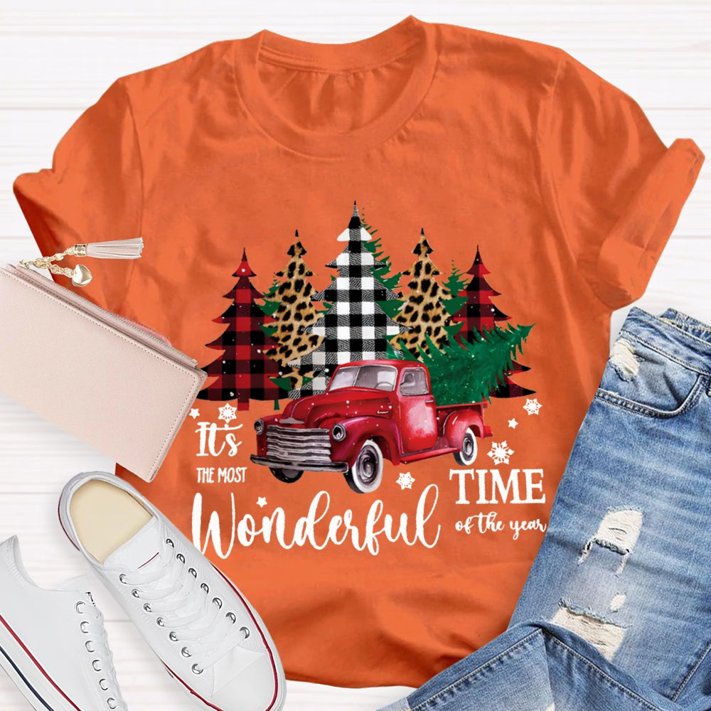 It'S The Most Wonderful Time Of The Year Christmas Tree T-shirt