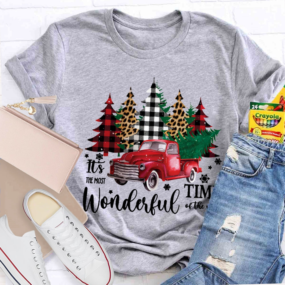 It'S The Most Wonderful Time Of The Year Christmas Tree T-shirt