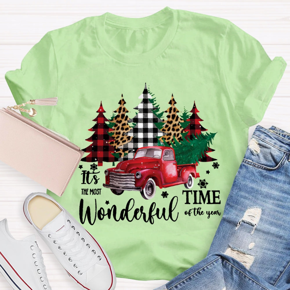 It'S The Most Wonderful Time Of The Year Christmas Tree T-shirt
