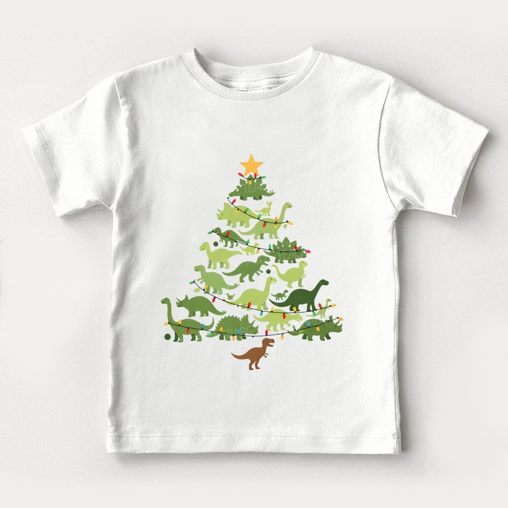 Christmas Lights And Christmas Tree Merry Vibes Toddler T-shirts