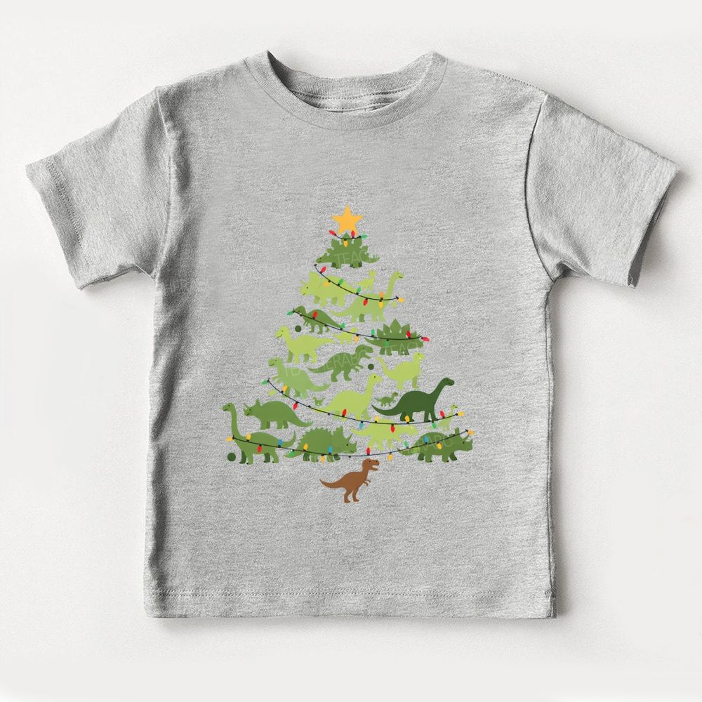 Christmas Lights And Christmas Tree Merry Vibes Toddler T-shirts