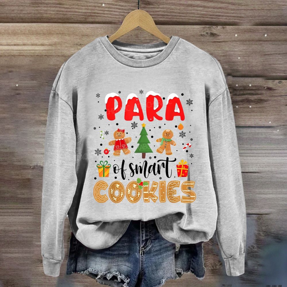 Para Of Smart Cookies Christmas Trees Sweatshirt