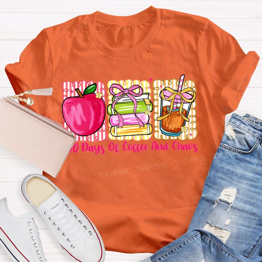 100 Days Of Coffee And Chaos Apple Books T-shirt
