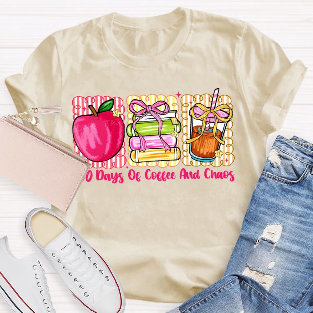 100 Days Of Coffee And Chaos Apple Books T-shirt