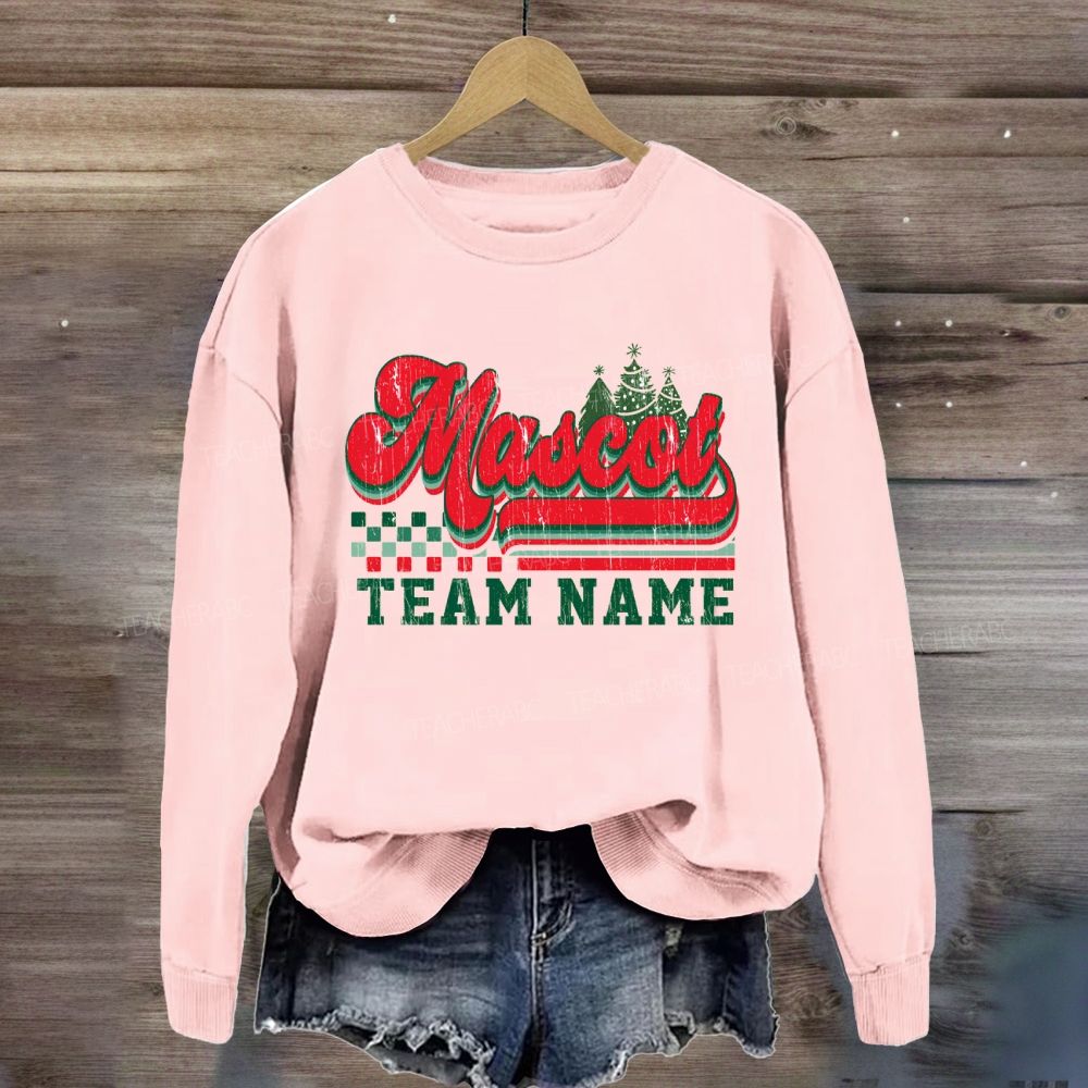 Personalized School Mascot  And Team Name Sweatshirt