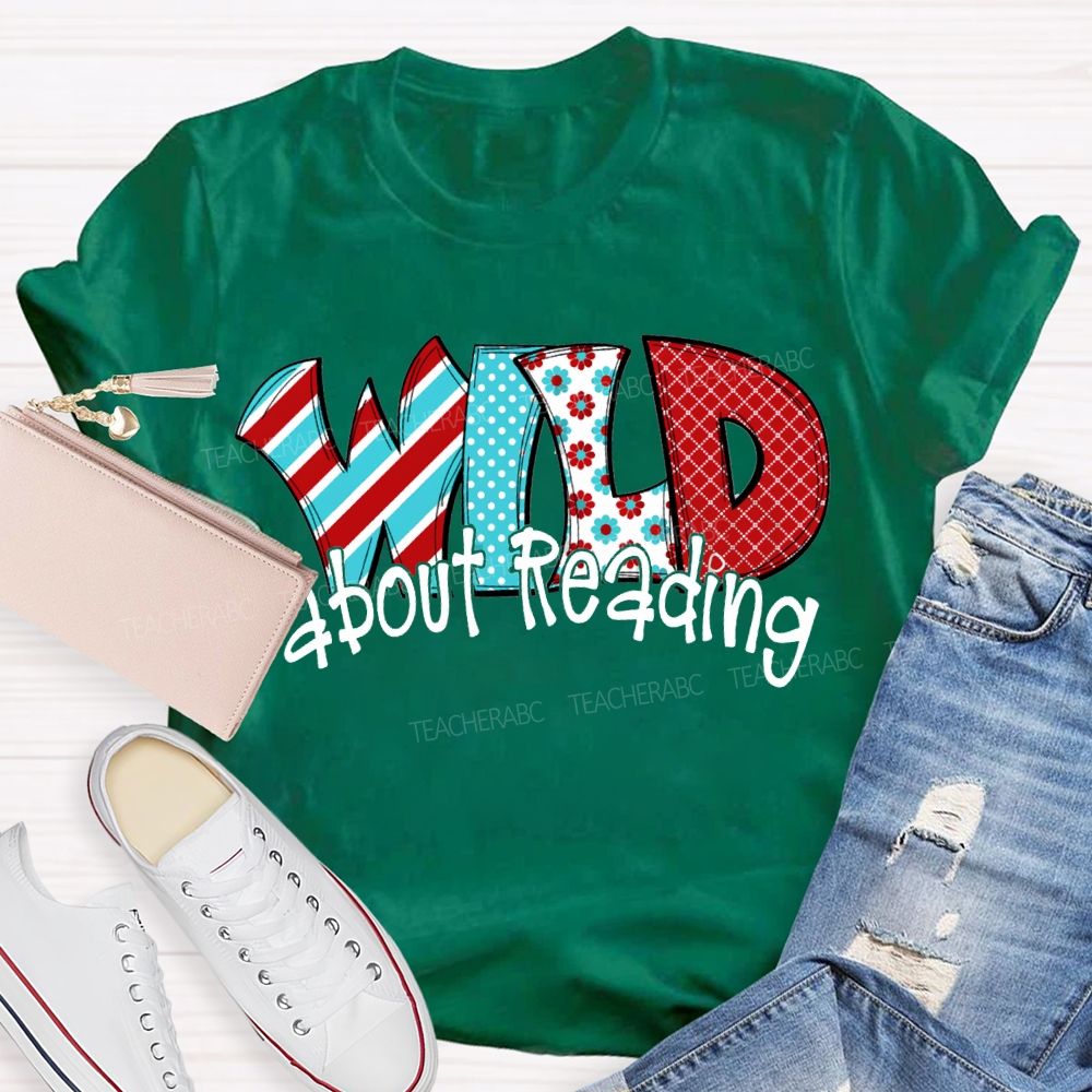 Wild About Reading Read Across America Day T-shirt