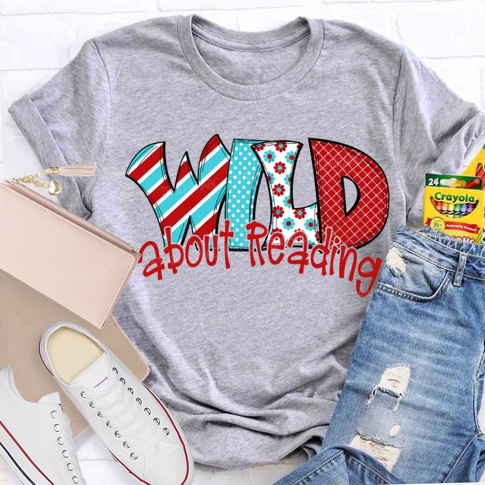 Wild About Reading Read Across America Day T-shirt