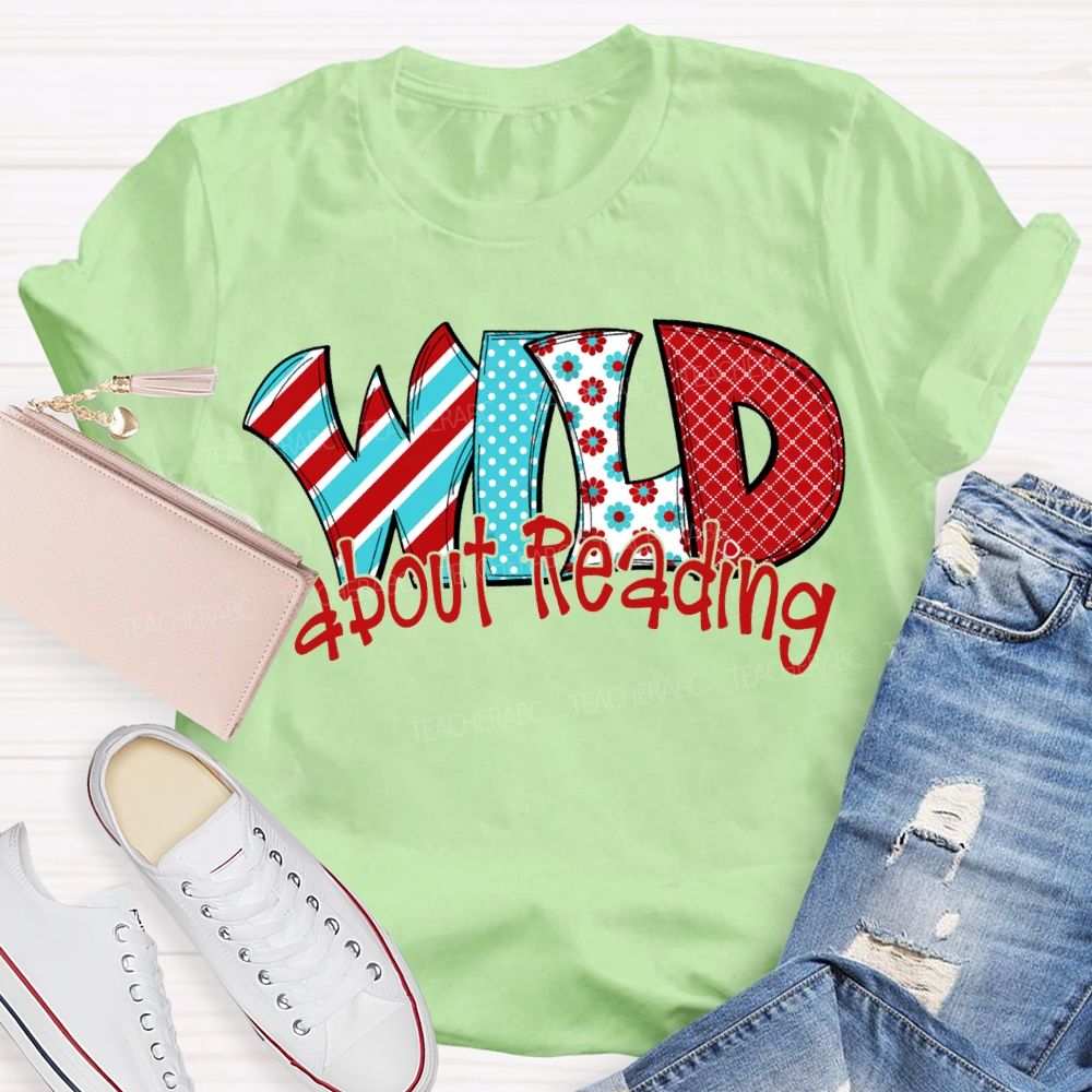 Wild About Reading Read Across America Day T-shirt