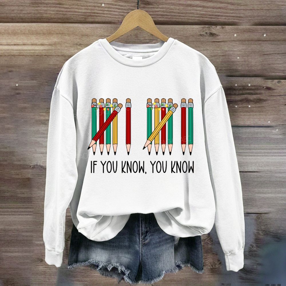 If You Know You Know Christmas Sweatshirt