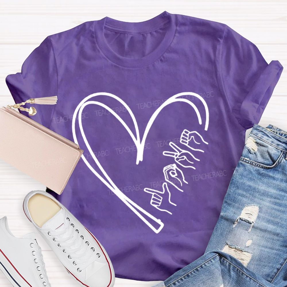 Love Sign Language T-shirt
