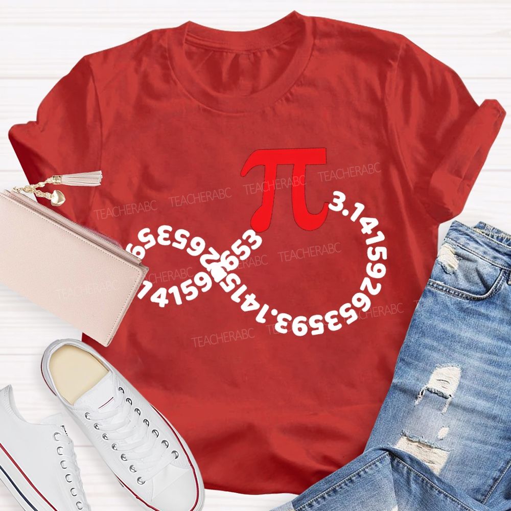 Digital Printing And Pi Math Teacher T-shirt
