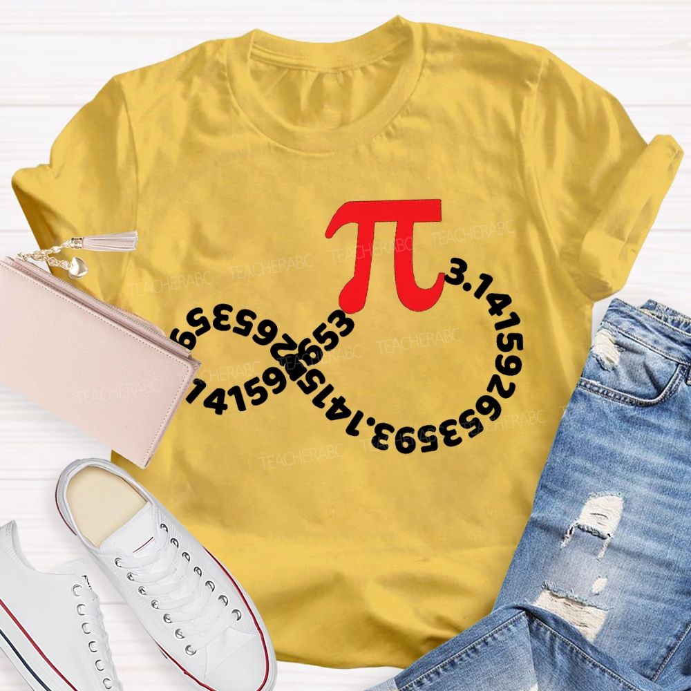 Digital Printing And Pi Math Teacher T-shirt