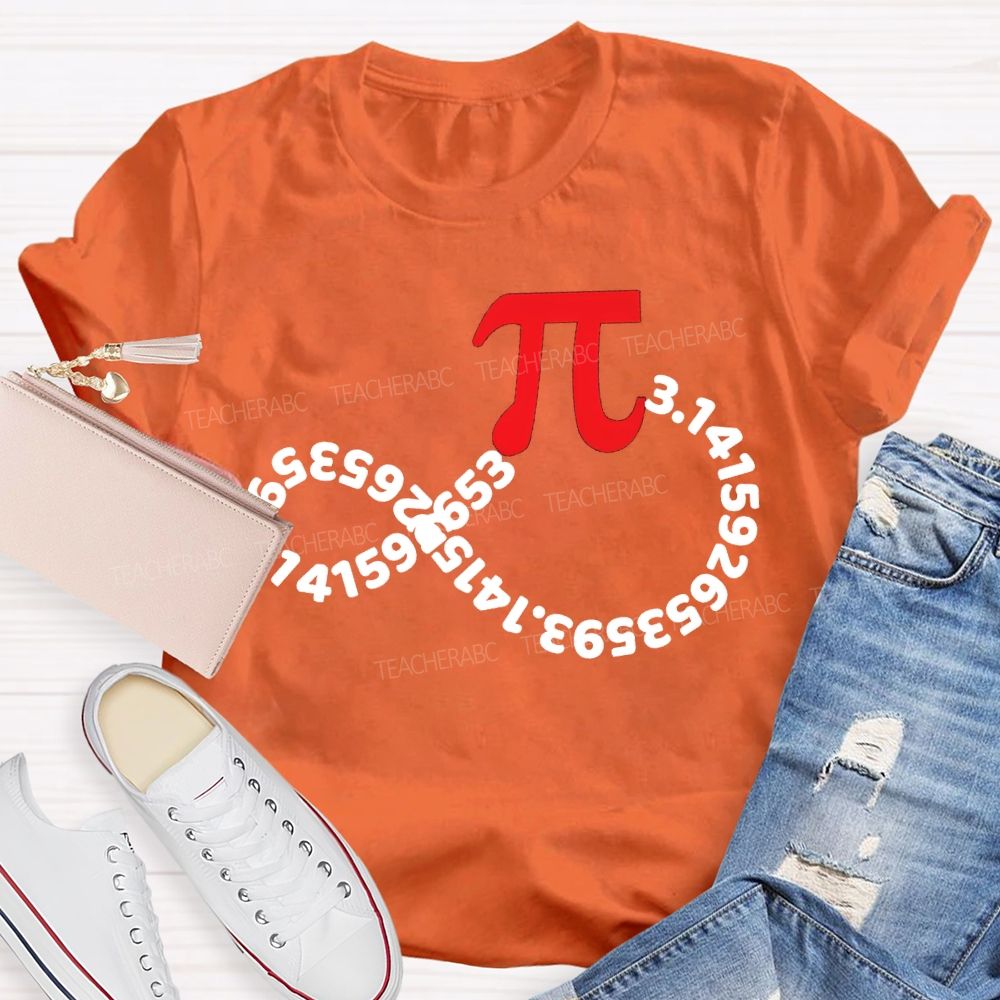 Digital Printing And Pi Math Teacher T-shirt