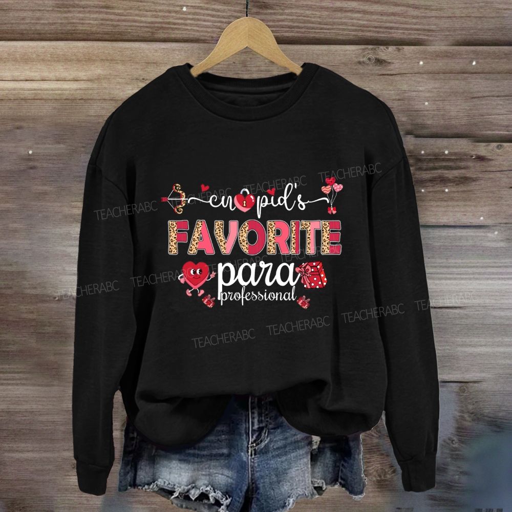 Cupid's Favorite Para Sweatshirt