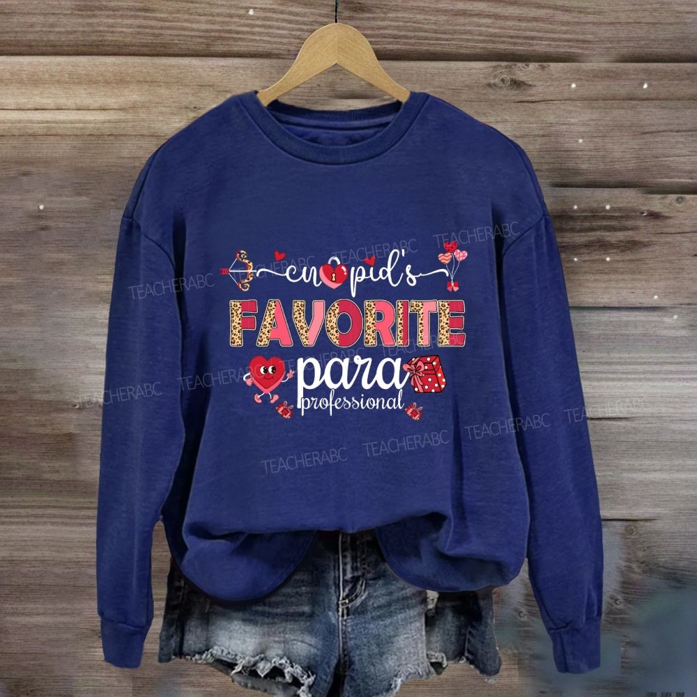 Cupid's Favorite Para Sweatshirt