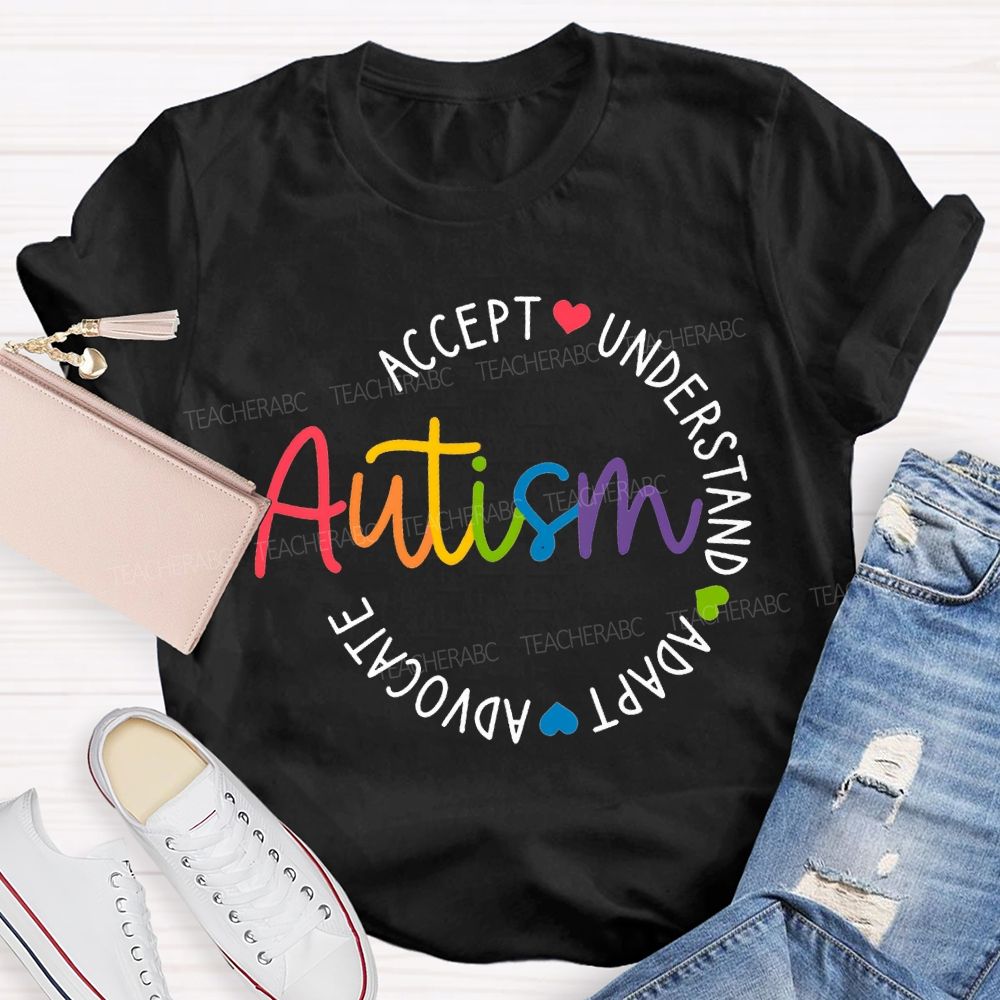 Autism Accept Understand Adapt Advocate T-shirt