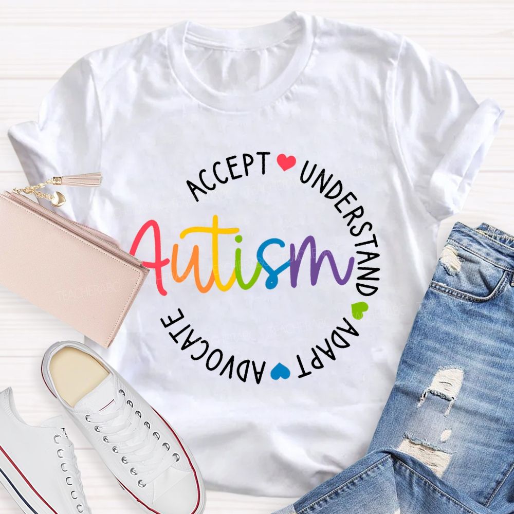 Autism Accept Understand Adapt Advocate T-shirt