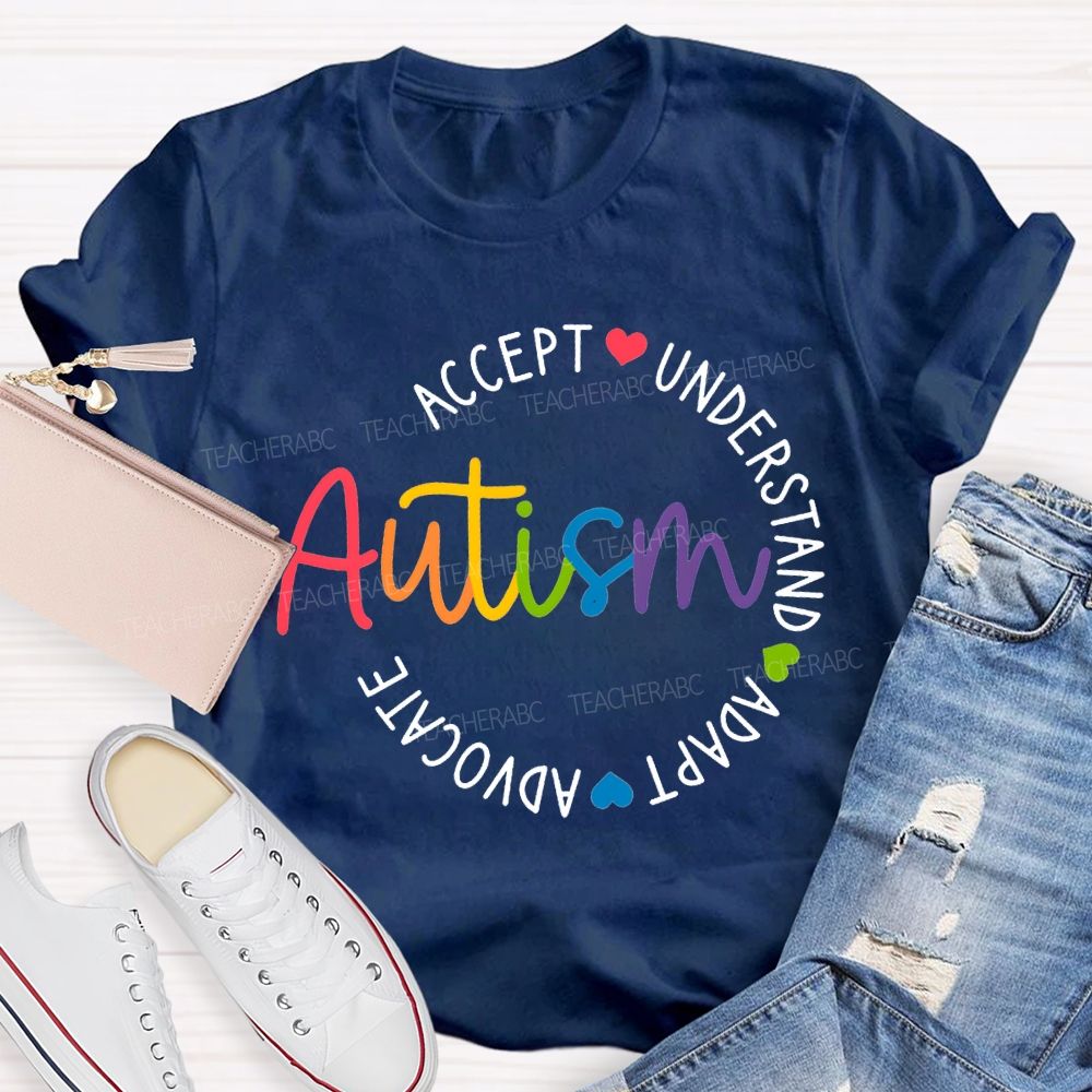 Autism Accept Understand Adapt Advocate T-shirt